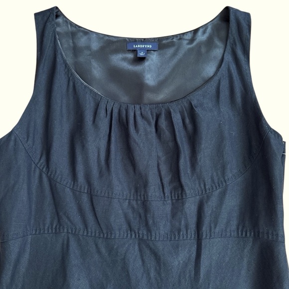 LANDS’ END, 100% Linen Dress. Size 16 - Picture 6 of 8